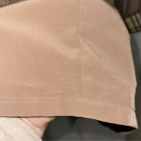 Natural Life L Tan Nova Check Trim Lightweight Button Front Jacket - Picture 9 of 12